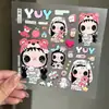 Novos Adesivos de Gelatina Urso Curativo Yuy Alto Valor DIY Capa de Celular Tablet Planejador Decoração Adesivos Guka