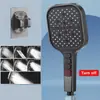 Alcachofa de Ducha de Silicona de Siete Funciones Ahorradora de Agua con Teclas de Piano Transfronteriza, Alcachofa de Ducha Universal de Mano para Bañarse