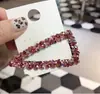 Agita la misma marca coreana Auden clip BB hueco con diamantes de colores de strass pasador pinza lateral pinza superior pinza para el mar accesorios para el cabello