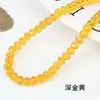 Kit de Materiales para Pulseras DIY Hechas a Mano con Cuentas 8mm Cristal de Vidrio Cuentas Planas Cuentas para Puerta Cortina Divisoria Cuentas Sueltas Semiacabadas
