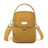 Bolsa Pequeña Estilo Coreano Bolsa para Teléfono Móvil Bolso Cruzado para Mujer de Moda Versátil para Hombro Bolso de Mensajero Pequeño Casual Bolso de Tela Ligero Bolsa para Mamá