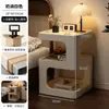 Mesa de Cabeceira Criativa Ferro Forjado Mesa de Centro Minimalismo Italiano Armazenamento Armário de Cabeceira Quarto Armário de Cabeceira Casa Hotel Estilo Wabi-sabi
