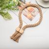 Transfronterizo en stock bola de madera hebilla magnética hebilla para cortina simple magnética sin perforaciones accesorios hebilla para cortina correa para cortina venta al por mayor