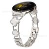 Adequado para Google Pixel Watch 1/2/3/4 Metal com Pulseira de Diamante e Pulseira Dupla de Trevo de Quatro Folhas, Moderno e Simples