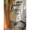 Playera Deportiva de Algodón de Manga Corta para Mujer, Moda Simple, Estampada, de Media Manga, Top, Ropa de Niña Dulce, Holgada, Ropa de Novia
