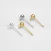 Aretes Chapados en Oro de 14K con Cuentas Colgantes, Materiales para Aretes DIY Hechos a Mano, Pines para Aretes, Materiales para Joyería, Accesorios