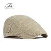 Sombrero de Comercio Exterior Sombrero para Hombre Primavera y Verano Delgado Transpirable Imitación Lino Boina Gorra Vintage Británica para Mujer Gorra Casual de Repartidor