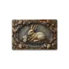 Fornecimento Exclusivo Transfronteiriço de Placas Decorativas Metálicas de Ferro Retro Planas 2D, Placas para Pendurar ao Ar Livre e Decorações de Arte de Parede