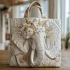 Bolso de Mano Cruzado 3D Nuevo Producto Temu Amazon Moda Femenina de Moda Bolso de Hombro Lona 300g