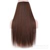 Comercio exterior Europa y Estados Unidos pieza de peluca femenina pieza de extensión de cabello de línea de pesca moda nuevo cabello de fibra química mate seda de alta temperatura cabello largo rizado