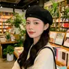 Boina de Poliéster Venda Direta do Fabricante Chapéu de Pintor Estilo Coreano Feminino Chapéu Newsboy Britânico Atacado em Estoque
