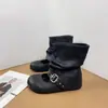 Botas de Empilhar 2026 Outono Novo Estilo Aumento de Altura Fivela de Couro Camada Amassada Sensação Camadas Sapatos Femininos Confortáveis Estilosos Botas Birkenstock Botas Western