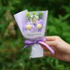 Flores de Hilo Mini, Flores Eternas, Flores Artificiales, Nuevos Mini Ramos de Flores Falsas, Regalos de Cumpleaños para San Valentín, Recuerdos