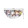 Banderas colgantes navideñas de Amazon transfronterizas, banderas semicirculares, banderas en forma de abanico, banderas de formas especiales, decoraciones para vallas de fiestas navideñas