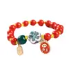 Joias de Cerâmica Pulseira Pequena e Fresca Ajustável Presente para Estudante Menina Fornecimento de Barraca Novo Estilo Étnico Estilo Antigo