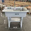 Pia de lavanderia em pedra de quartzo com tábua de lavar integrada, pia de lavanderia espessa e elevada, firmemente reforçada, atacado de fábrica de comércio exterior
