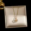 Serie Inteligente Cien Venta en Vivo Collar para Mujer Microincrustado Completo de Diamante Corazón Palpitante Colgante de Acero de Titanio Cadena para Clavícula Joyería