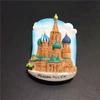 Recuerdo turístico Imán de nevera ruso St. Petersburgo en el extranjero regalo para amigos pegatina magnética de resina tridimensional