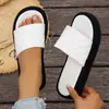 Transfronterizo Europeo y Americano rs Comercio Exterior Transfronterizo Cuadros Talla Grande Suela Gruesa Pantuflas Nuevas de Mujer Amazon Verano Chanclas Set Venta al por Mayor Talla Grande