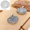 Bolso con cierre de filigrana esmaltada vintage de plata de ley 999 cierre de larga vida hebilla de seguridad estilo étnico regalo de cumpleaños para novia