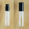 Frasco spray de perfume de 3ml, frasco de teste de 2ml, mini frasco de perfume de 1ml, frasco dividido de 5ml, frasco spray de vidro