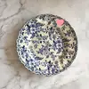 Prato para Bife Cerâmico Azul e Branco Original Britânico Jbs com Esmalte Submerso Estilo Ocidental, Prato de Jantar, Tigela de Sobremesa para Uso Doméstico
