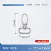 Accesorios para Ropa y Equipaje Hebilla de Gancho de Aleación Accesorios de Ferretería para Bolsos Hebilla de Gancho 1.5-5cm Hebilla de Gancho de Bloqueo Hebilla de Tirón