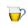 Venta al por mayor de fábrica Taza de feria de vidrio Mar de té resistente al calor juego de té kung fu vajilla de té espesada accesorios para ceremonia del té juego para el hogar