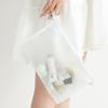 Neceser Eva Bolsa de Cosméticos Portátil Impermeable Gran Capacidad Blanco Almacenamiento de Viaje Bolsa de Almacenamiento Portátil