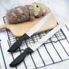 Mango de Plástico Acero Inoxidable Cuchillo para Pastel Cuchillo Dentado Herramienta para Hornear Cuchillo para Tostadas Rebanador de Sándwiches de Pastel Cuchillo para Pan