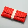 Nova bolsa macia de PVC tecida de prego único estojo de óculos colorido caixa de óculos de sol moda caixa de óculos de sol artesanal bolsa de óculos de sol LOGO imprimível