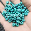Fivela de Jade Turquesa Imitação Contas de Ábaco Contas Soltas de Jade Imitação Linha Verde Preta Espaçador Espaçador Contas Pulseira Colar Acessórios de Joias