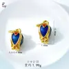 2026 Novo Pingente de Botão de Tulipa Dourado Antigo Banhado a Ouro Pingente Ruyi Vazado Pulseira de Pingente de Miçangas Artesanal DIY