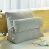 Cojín triangular tatami de bolsa blanda de noche para dormitorio con reposacabezas almohada grande sofá de sala de estar almohada de soporte lumbar cojín de respaldo