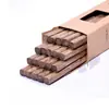 Palillos de Madera para Alitas de Pollo Cubiertos Domésticos de Madera Maciza Sin Pintura Sin Cera Diez Pares Paquete Familiar Palabras Grabadas Fabricante Venta al por Mayor