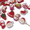 Contas Soltas Acrílicas de Natal Multiespecificação Árvore de Natal com Contas Boneco de Neve Papai Noel Acessórios para Joias DIY Feitos à Mão