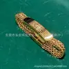 Pulsera de Acero de Titanio del Dios de la Riqueza de Cinco Caminos con Loto y Cinco Escrituras, Pulsera de Acero Inoxidable con Sutra del Corazón y Cierre Magnético, Pulsera para Hombre y Pareja