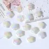 Estrella de Cinco Puntas Chapada en UV de Alta Calidad Agujero Recto Cuentas Sueltas Hecho a Mano DIY Cadena para Teléfono Móvil Llavero Colgante para Bolso Materiales Accesorios para Joyería