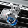 FUENTE Fábrica creativa de aspas de ventilador para interior de coche, aromaterapia, salida de aire, desodorante, suministros de perfume para coche de cuatro hojas