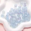 Perlas de Hielo Perladas de Vidrio Perlas de Tierra Perlas Sueltas Separadas por Perlas Pulsera de Cuentas Hecha a Mano DIY Llavero Material de Joyería Perlas