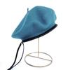 Nuevos Sombreros de Lana Europeos y Americanos de Otoño e Invierno para Mujer Venta al por Mayor Boina de Lana con Borde de Cuero Ajustable