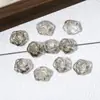 13*14mm Flor de Rosa de Vidrio Transparente como el Hielo Cuentas de Vidrio Cuentas Sueltas Hecho a Mano DIY Joyería Pulsera Cuentas Espaciadoras Accesorios