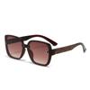 Nuevas gafas de sol con montura grande, caja lisa, tendencia de moda, gafas de sol anti-ultravioleta para el hogar, gafas personalizadas coreanas