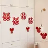 Pegatinas Especiales de Boda con el Personaje "" para Decorar la Habitación de Boda, Armario, Ventanas, Flores de Ventana, Puerta del Dormitorio y Decoraciones de Boda