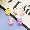 Nuevo Postre Pequeño Europeo Lindo Dibujos Animados Animal Agujero Zapatos Funda para Teléfono Móvil Pasador Joyería Diy Celebridad de Internet Accesorios de Resina