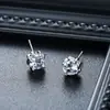 Brincos Cluster de Diamante Cheio de Novo Estilo Transfronteiriços para Homens, Modernos e Versáteis, Brincos de Flor de Íris em Forma de Cruz de Alto Padrão para Mulheres