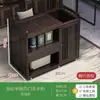 Mesa de Chá Pequena Móvel para Casa Mesa de Chá Madeira Maciça Carrinho de Chá Chaleira de Água Armário de Chá Integrado com Rodas Mesa Lateral de Chá Bandeja de Chá Kung Fu