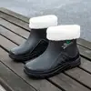 Moda Novos Sapatos de Chuva Femininos Impermeáveis Antiderrapantes Galochas de Cano Curto Estilo Japonês Versátil Simples Resistentes ao Desgaste Comércio Exterior Atacado