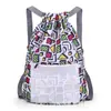 Bolsa com cordão transfronteiriça para homens e mulheres, mochila esportiva, bolsa de basquete, mochila com cordão de viagem leve de grande capacidade, bolsa esportiva