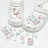 Zuecos Lindos y de Moda Estilo Ins Accesorios DIY Hebillas de Zapato Desmontables Flor de Zapato de Ballet Dibujos Animados 3D Accesorios